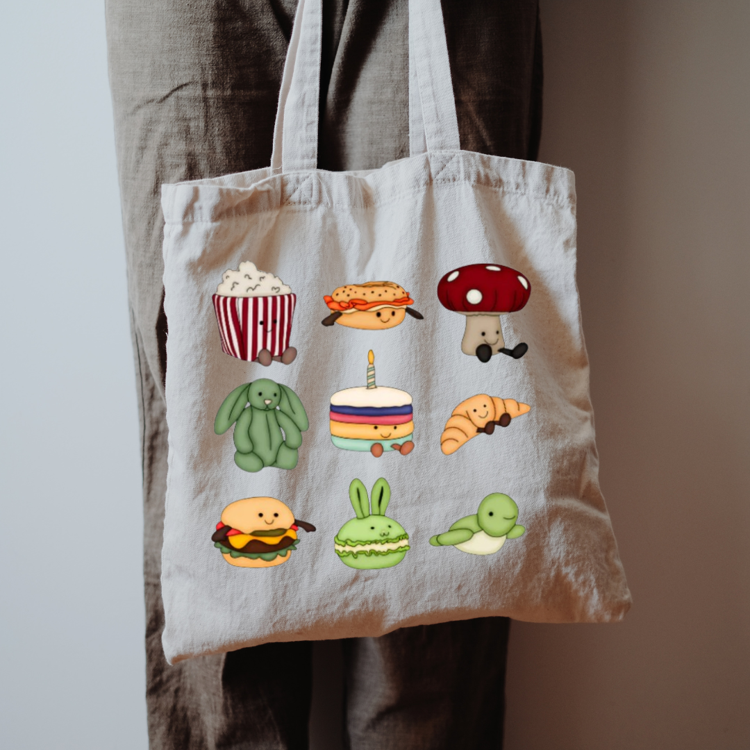 'jelly amusable' tote bag